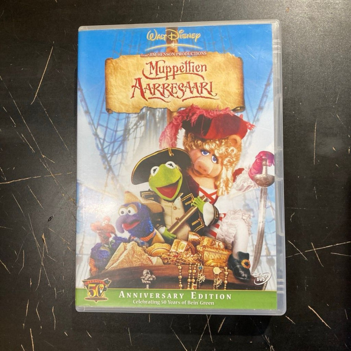 Muppettien aarresaari DVD (VG+/M-) -lastenelokuva-